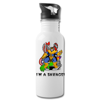 Character #50 Water Bottle - white