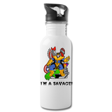 Character #50 Water Bottle - white