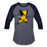 Character #1 Baseball T-Shirt - heather blue/navy