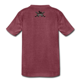 Character #1 Kids' Premium T-Shirt - heather burgundy