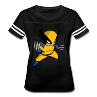 Character #1 Women’s Vintage Sport T-Shirt - black/white