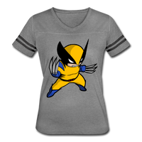 Character #1 Women’s Vintage Sport T-Shirt - heather gray/charcoal