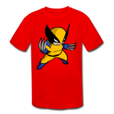 Character #1 Kids' Moisture Wicking Performance T-Shirt - red
