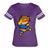 Character #2 Women’s Vintage Sport T-Shirt - vintage purple/white