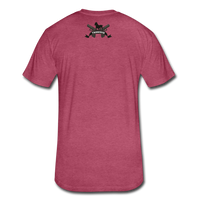 Character #2 Fitted Cotton/Poly T-Shirt by Next Level - heather burgundy