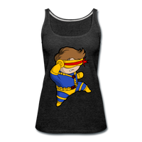 Character #2 Women’s Premium Tank Top - charcoal gray