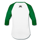 Character #3 Baseball T-Shirt - white/kelly green