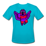 Character #3 Men’s Moisture Wicking Performance T-Shirt - turquoise
