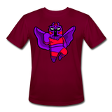 Character #3 Men’s Moisture Wicking Performance T-Shirt - burgundy