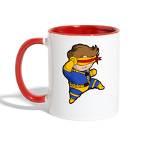 Character #2 Contrast Coffee Mug - white/red