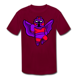 Character #3 Kids' Moisture Wicking Performance T-Shirt - burgundy