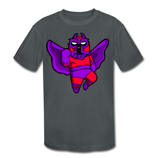 Character #3 Kids' Moisture Wicking Performance T-Shirt - charcoal