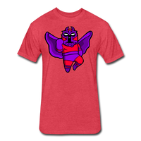 Character #3 Fitted Cotton/Poly T-Shirt by Next Level - heather red