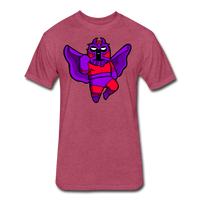 Character #3 Fitted Cotton/Poly T-Shirt by Next Level - heather burgundy