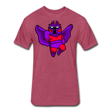 Character #3 Fitted Cotton/Poly T-Shirt by Next Level - heather burgundy