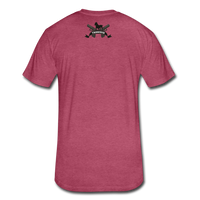 Character #3 Fitted Cotton/Poly T-Shirt by Next Level - heather burgundy
