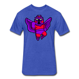 Character #3 Fitted Cotton/Poly T-Shirt by Next Level - heather royal