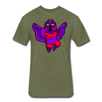 Character #3 Fitted Cotton/Poly T-Shirt by Next Level - heather military green