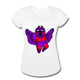Character #3 Women's Tri-Blend V-Neck T-Shirt - white