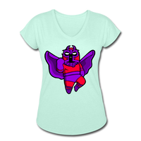 Character #3 Women's Tri-Blend V-Neck T-Shirt - mint