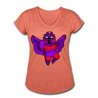 Character #3 Women's Tri-Blend V-Neck T-Shirt - heather bronze