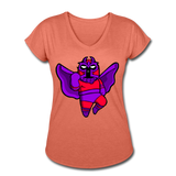Character #3 Women's Tri-Blend V-Neck T-Shirt - heather bronze