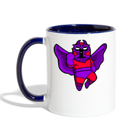 Character #3 Contrast Coffee Mug - white/cobalt blue