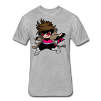 Character #4 Fitted Cotton/Poly T-Shirt by Next Level - heather gray
