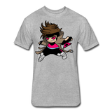 Character #4 Fitted Cotton/Poly T-Shirt by Next Level - heather gray