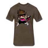 Character #4 Fitted Cotton/Poly T-Shirt by Next Level - heather espresso