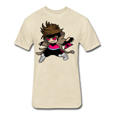 Character #4 Fitted Cotton/Poly T-Shirt by Next Level - heather cream