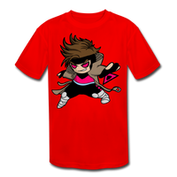 Character #4 Kids' Moisture Wicking Performance T-Shirt - red