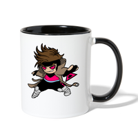 Character #4 Contrast Coffee Mug - white/black