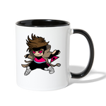 Character #4 Contrast Coffee Mug - white/black