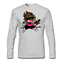 Character #4 Men's Long Sleeve T-Shirt by Next Level - heather gray