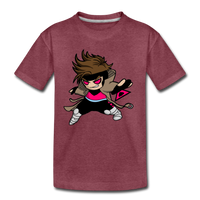 Character #4 Kids' Premium T-Shirt - heather burgundy