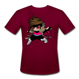 Character #4 Men’s Moisture Wicking Performance T-Shirt - burgundy