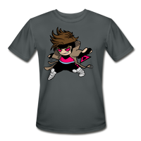 Character #4 Men’s Moisture Wicking Performance T-Shirt - charcoal