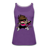 Character #4 Women’s Premium Tank Top - purple