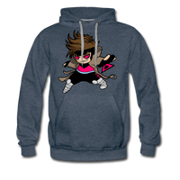 Character #4 Men’s Premium Hoodie - heather denim