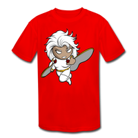 Character #5 Kids' Moisture Wicking Performance T-Shirt - red