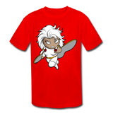 Character #5 Kids' Moisture Wicking Performance T-Shirt - red