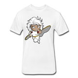 Character #5 Fitted Cotton/Poly T-Shirt by Next Level - white