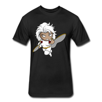 Character #5 Fitted Cotton/Poly T-Shirt by Next Level - black