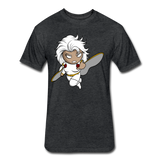 Character #5 Fitted Cotton/Poly T-Shirt by Next Level - heather black