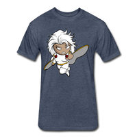 Character #5 Fitted Cotton/Poly T-Shirt by Next Level - heather navy