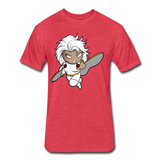 Character #5 Fitted Cotton/Poly T-Shirt by Next Level - heather red