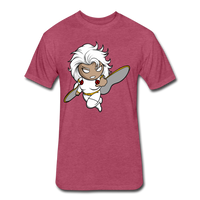 Character #5 Fitted Cotton/Poly T-Shirt by Next Level - heather burgundy