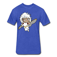 Character #5 Fitted Cotton/Poly T-Shirt by Next Level - heather royal