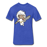 Character #5 Fitted Cotton/Poly T-Shirt by Next Level - heather royal